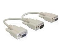 DeLOCK Adaptador VGA Macho a 2 x VGA Hembra 20 cm