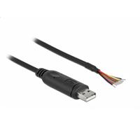 Delock adapter cable usb 2.0 type-a to serial rs-232 with 9 open wires