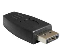 Delock Adapter Displayport Stecker auf DisplayPort Mini Buchse Schwarz 1 DP 1.2