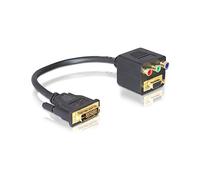AD DVI 210 - Adaptador DVI, conector DVI-I a VGA y 3 RCA