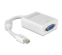 Delock adapter mini displayport / vga fm 0,18 m vga (d-sub) blanco