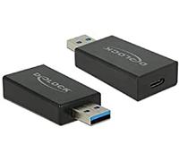 DeLOCK Adapter USB 3.0 A Male to USB Type C Female Connector Black