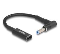 Delock Adapterkabel für Notebook Ladekabel USB Type-C Buchse zu HP 4.5 x 3.0 mm Stecker