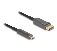 Delock Aktives Optisches Kabel UsB-C -> Displayport - Kabel - Digital/daten (81607)