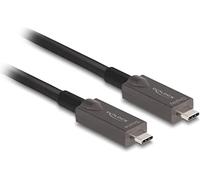 Delock 84150 câble USB 10 m USB Type-C Noir