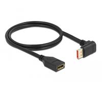 Delock alargador displayport macho 90° hacia abajo en ángulo a hembr