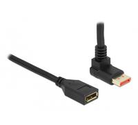 Delock alargador displayport macho 90° hacia arriba en ángulo a hemb