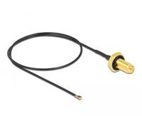 Delock antena cable rp-sma mampara hembra a i-pex inc., mhf 4l lk mach
