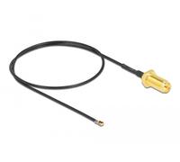 Delock antena cable rp-sma mampara hembra a i-pex inc., mhf 4l lk mach