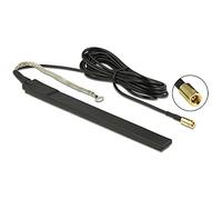 DELOCK Antena Dab+ SMB Macho 23 dB Activo omnidireccional Negro Montaje Adhesivo Exterior