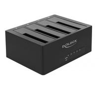 Delock Base de Carga USB Type-C™ para 4 Discos Duros SATA HDD/SSD