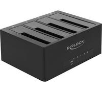Delock Base de Carga USB Type-C™ para 4 Discos Duros SATA HDD/SSD