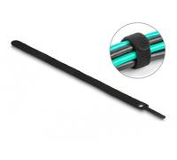 Delock brida para cable con gancho y lazo la 300 x an 12 mm negro 10 p