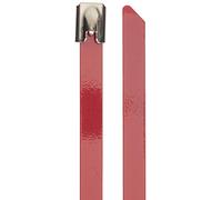 DeLOCK Bridas de Acero Inoxidable (300 x 7,9 mm, 10 Unidades), Color Rojo