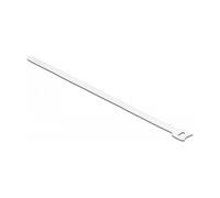 DeLOCK Bridas para Cable con Gancho y Lazo, Blanco, 300 mm Longitud x 12 mm Ancho, Lote de 10 Unidades