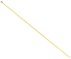 DeLock - Bridas para Cables (Acero Inoxidable, 500 x 4,6 mm, 10 Unidades), Color Amarillo