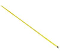 DeLOCK - Bridas para Cables (Acero Inoxidable, 500 x 7,9 mm, 10 Unidades), Color Amarillo