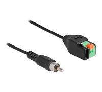 DELOCK Cable Adaptador RCA Macho a Bloque de terminales con pulsador 15 cm Marca