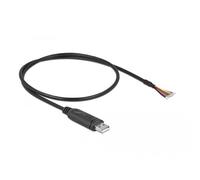 DeLOCK Cable Adaptador USB 2.0 Tipo A a Serie RS-232 con 9 Extremos Abiertos