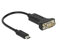 DeLOCK Cable adaptador USB tipo C a serie 1 x 9 pines macho