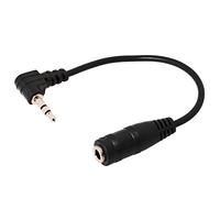 Delock cable audio jack 2,5 mm macho acodado > 3,5 mm hembra 3 pines 14 cm