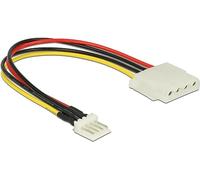 DeLock - Cable de alimentación (4 pines, 4 pines, 15 cm)