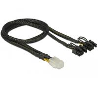Delock cable de alimentación ? pcie de 6 pines power (w) hasta 8 po