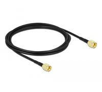 Delock cable de antena de macho rp-sma a macho rp-sma lmr/cfd100 2 m l