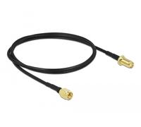 Delock Cable de Antena SMA Macho a SMA Hembra LMR/CFD100 0,9 m Low Loss