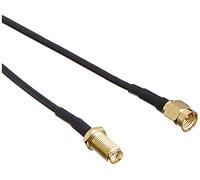 Delock Cable de Antena SMA Macho a SMA Hembra LMR/CFD100, 2 m, Baja pérdida