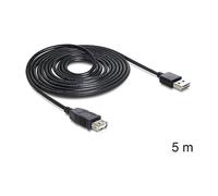Cable USB Delock EASY-USB 2.0-A 5m negro