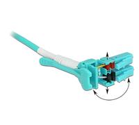 DeLock Cable de fibra óptica LC > LC multimodo OM3 Uniboot 5 m