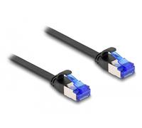 Delock cable de parcheo plano rj45 macho a macho cat.6a flexible 2 m n