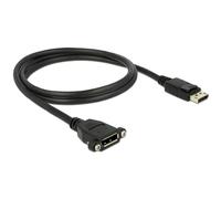 DELOCK 85114 - Montaje del cable DisplayPort, conector macho DP 1.2 a conector
