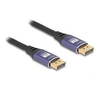 Delock cable displayport 8k 60 hz 1 m metal lila
