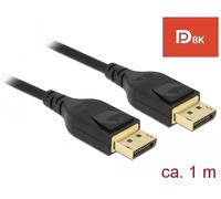 Delock Cable DisplayPort 8K, 60Hz, 1m