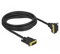 Delock cable dvi 24+1 macho a 24+1 macho acodado 3 m