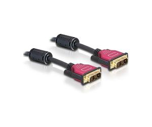 DeLOCK Cable DVI 24+1 Macho a Macho, DVI-D, 3 Metros, Negro, Referencia Delock Kabel DVI 24+1 Stecker