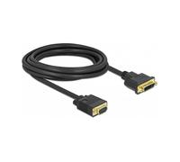 DeLOCK Cable DVI-A 24+5 Hembra a VGA (D-Sub) Macho 3 m - Cobre - 1920 x 1080 Pixeles, 60 Hz, Negro - Referencia Delock Kabel