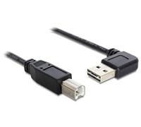 DeLOCK Cable Easy USB 2.0-A en ángulo Recto B Macho/Macho 1 m