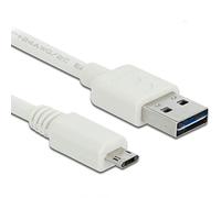 DELOCK Cable Easy USB 2.0 Type-A Male >Easy USB 2.0 Type Micro-B Male 0.5M White