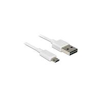 DELOCK Cable Easy USB 2.0 Type-A Male > Easy USB 2.0 Type Micro-B Male 1M White