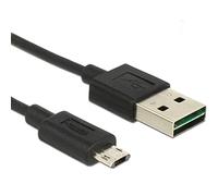 DELOCK Cable Easy USB 2.0 Type-A Male > Easy USB 2.0 Type Micro-B Male 50CM BLAC