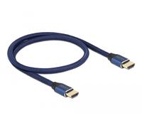 Delock cable hdmi de ultra alta velocidad 48 gbps 8k 60 hz azul 0,5 m