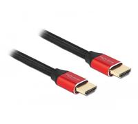 Delock cable hdmi de ultra alta velocidad 48 gbps 8k 60 hz rojo 3 m ce