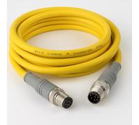 Delock cable m12 codificado a 8 pin macho a macho pur (tpu) 5 m