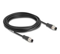 Delock cable m12 codificado a 8 pin macho a macho pvc 5 m