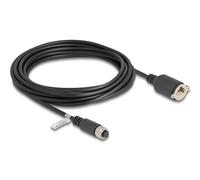 Delock cable m12 codificado a de 8 pines hembra a rj45 hembra para ins