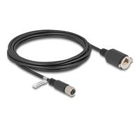 Delock cable m12 codificado x de 8 pines hembra a rj45 hembra para ins