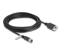 Delock cable m12 codificado x de 8 pines hembra a rj45 hembra para ins